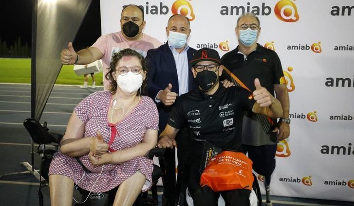 Rafael Botello batió en Albacete el récord de la hora de atletismo en silla de ruedas