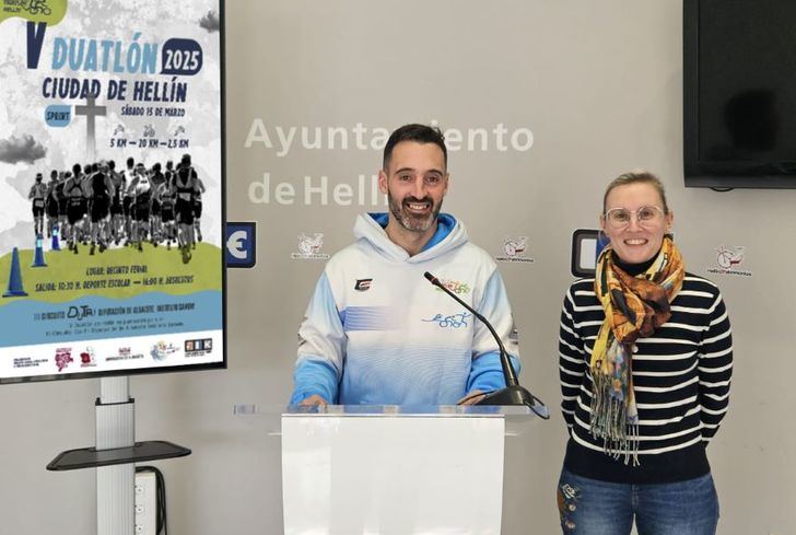 El V Duatlón Ciudad de Hellín se celebrará el 15 de marzo de 2025 con un recorrido total de 27.5 km