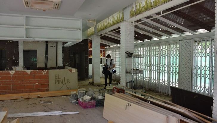 El Ayuntamiento de Albacete decide desmontar el refrescante El Pinar del parque de Abelardo Sánchez