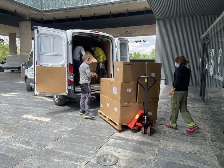 En Castilla-La Mancha se repartieron esta semana 164.000 artículos de protección a los centros sanitarios