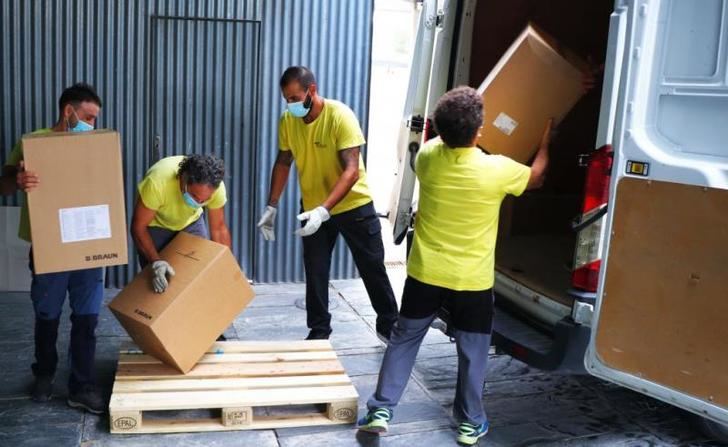 La Junta de Castilla-La Mancha ha enviado esta semana cerca de 100.000 artículos de protección en los centros sanitarios