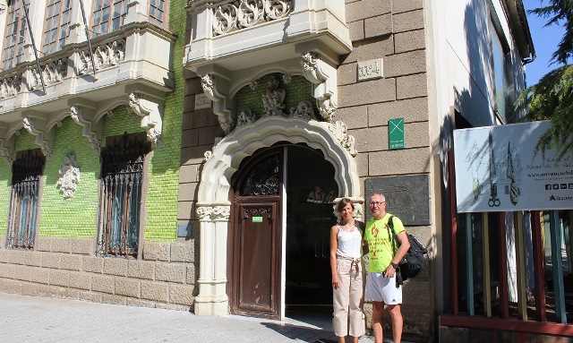 Juan Manuel Darijo, que recorre 500 kilómetros descalzo por un reto solidario, en Albacete