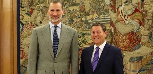 Page le explica al rey en Zarzuela los nuevos retos de Castilla-La Mancha