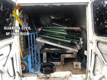 Dos detenidos por robar de un almacén municipal enseres del Ayuntamiento de Sigüenza por valor de 1.800 euros