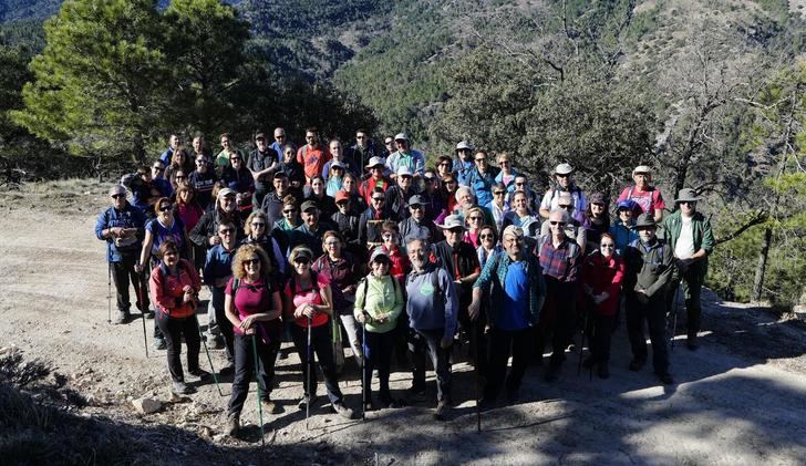 Las rutas senderistas de la Diputación a su paso por Alcaraz y Bienservida, muy emocionantes