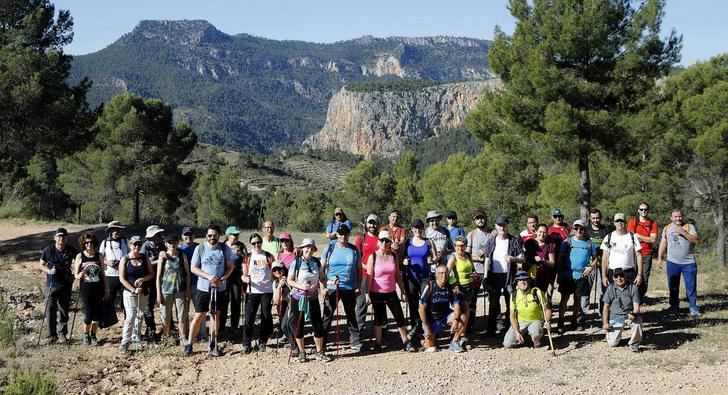 Ayna cerró la primera fase de la temporada de senderismo con la Diputación de Albacete