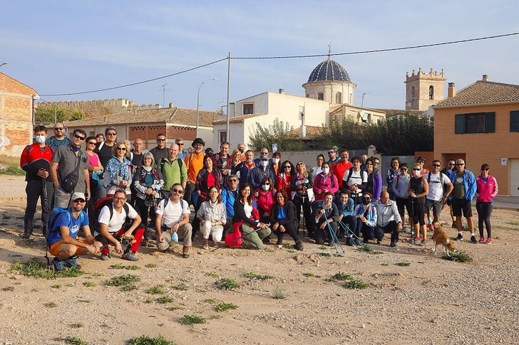 Caudete sorprendió a los participantes en las Rutas de Senderismo de la Diputación de Albacete