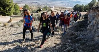 Impresionante día en Ontur con la VI de las rutas de senderismo de la Diputación de Albacete