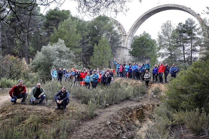 Villamalea impresionó a los participantes de las Rutas de Senderismo de la Diputación de Albacete