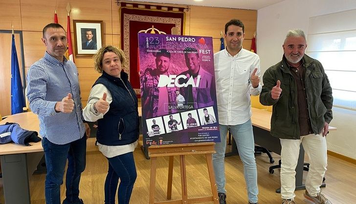 La localidad de San Pedro (Albacete) presenta el cartel de su festival ‘San Pedro Enamora Fest’