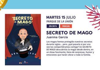 Descubre la magia. Se estrena Secreto de Mago de Juanma García en el Parque de la Unión
