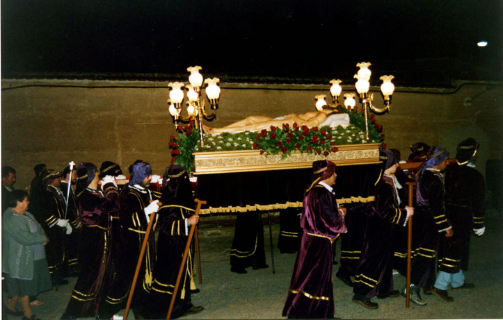 Imagen del Sepulcro, de la procesión de Pozo Cañada.