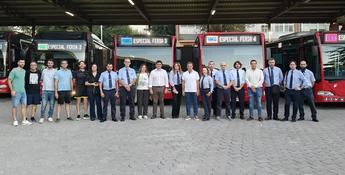 Serrano agradece a los trabajadores de Subus Vectalia por su esfuerzo durante la Feria de Albacete