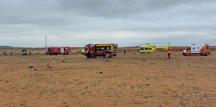 El Servicio de Emergencias 112 participa en el segundo simulacro general del aeropuerto de Ciudad Real