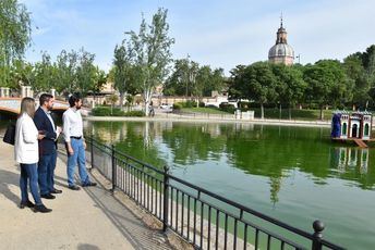El Parque de la Alameda de Talavera ya está preparado para las ferias de San Isidro