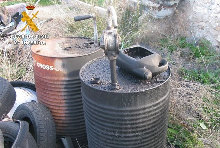 Localizado y clausurado un taller mecánico clandestino en la pedanía de Agramón, en Hellín (Albacete)