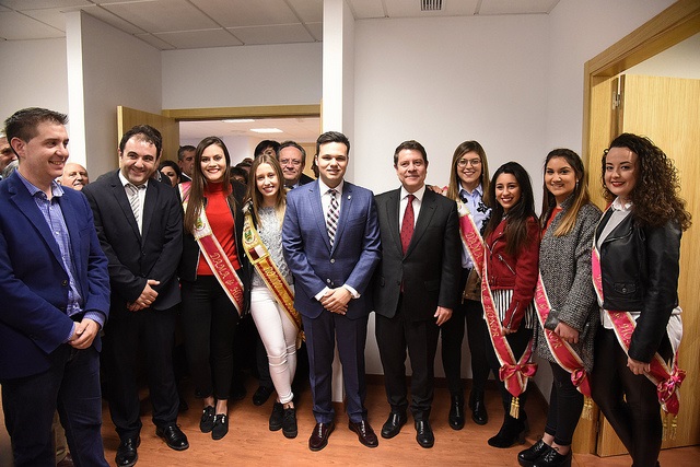 Un momento del acto inaugural del nuevo ayuntamiento de Tarazona de la Mancha