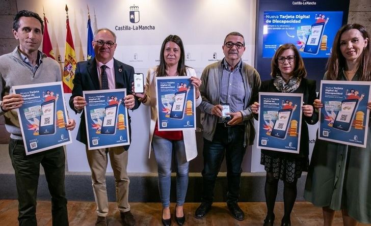 Castilla-La Mancha, pionera en España al contar con la tarjeta de grado de discapacidad en formato digital