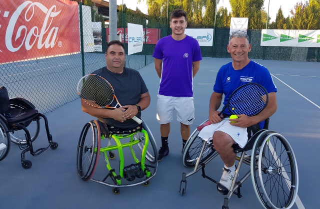 Arturo Montes y Francesc Prat lograron llegar a las semifinales del Ciudad de Albacete de tenis en silla de ruedas
