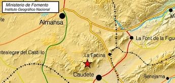 Terremoto en la mañana del domingo entre Almansa y Caudete, de 2,5 grados de intensidad