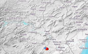 El terremoto de 4,1 grados de Pliego (Murcia), con varias réplicas este sábado, se deja sentir en la comarca de Hellín