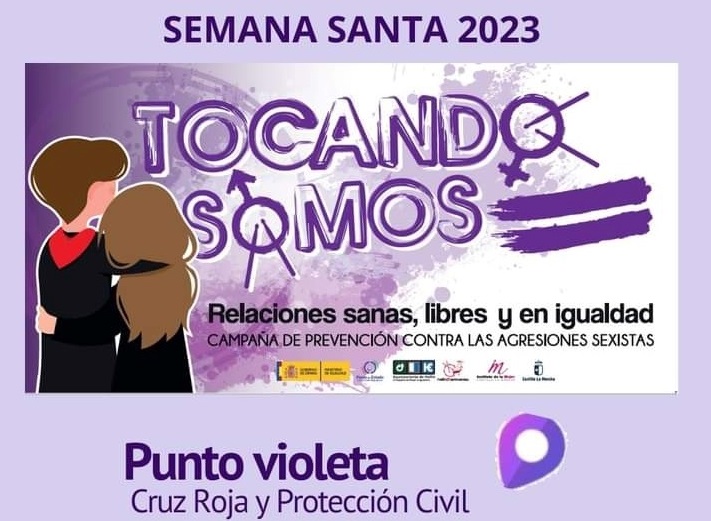 “Tocando somos iguales”, el eslogan de Hellín para prevenir agresiones sexistas en Semana Santa