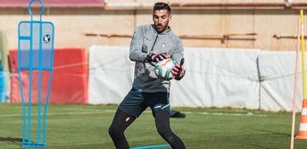Tomeu Nadal, portero del Albacete, reconoce estar "en el mejor momento" de su carrera deportiva