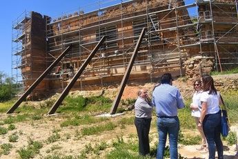 La restauración del Castillo de Socovos avanza gracias a la Diputación y la ayuda de la Edusi