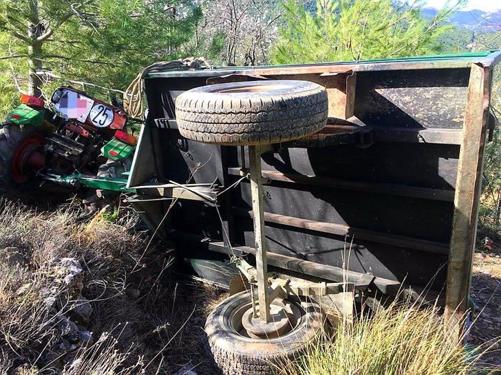 Un hombre muere tras quedar atrapado al volcar su tractor en una pedanía de Yeste (Albacete)