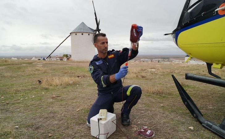Castilla-La Mancha: pionera en transfusiones extrahospitalarias