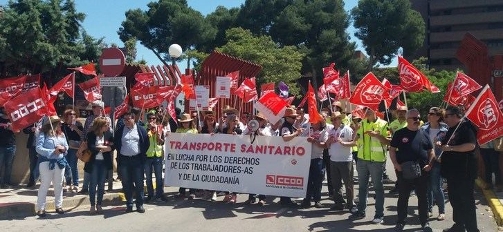 Segunda jornada de paros de los trabajadores de transporte sanitario en Castilla-La Mancha