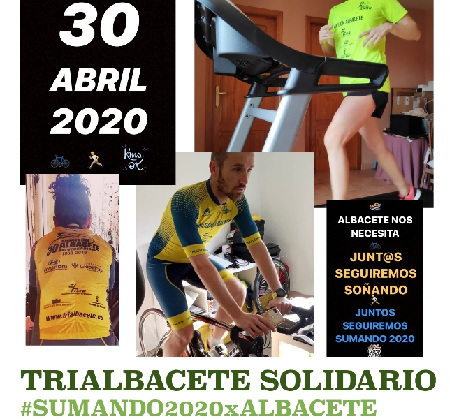 La Diputación de Albacete anima a participar en el triatlón solidario a beneficio del Banco de Alimentos
