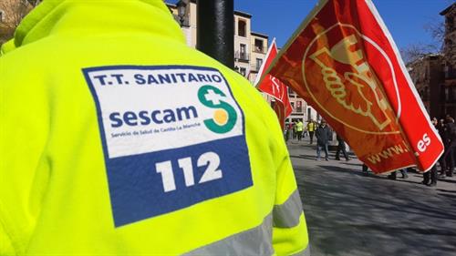 UGT se descuelga de la huelga en ambulancias de C-LM que prepara CCOO al discrepar de las condiciones planteadas