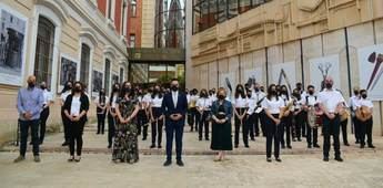 La Diputación de Albacete celebra el Día Europeo de la Música la Unión Musical Santa Cecilia de Hellín