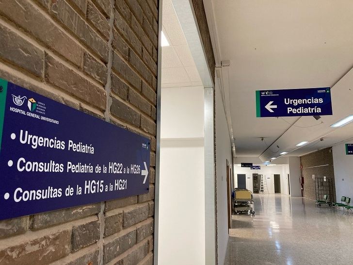 El servicio de urgencias pediátricas del Hospital de Albacete cambia de lugar, a una nueva área en la zona de consultas externas