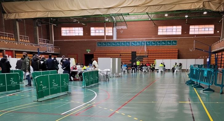 Imagen de vacunación en el pabellón Feria durante las últimas semanas.