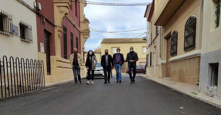 Las ayudas de la Diputación de Albacete permitieron el asfaltado de siete calles de Minaya