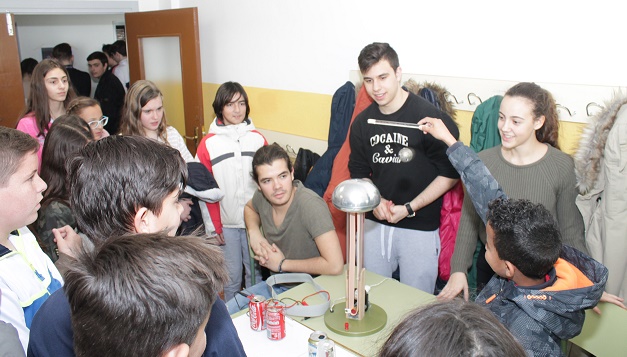 Participantes de ‘Un día de Ciencia en el Vandelvira’ 