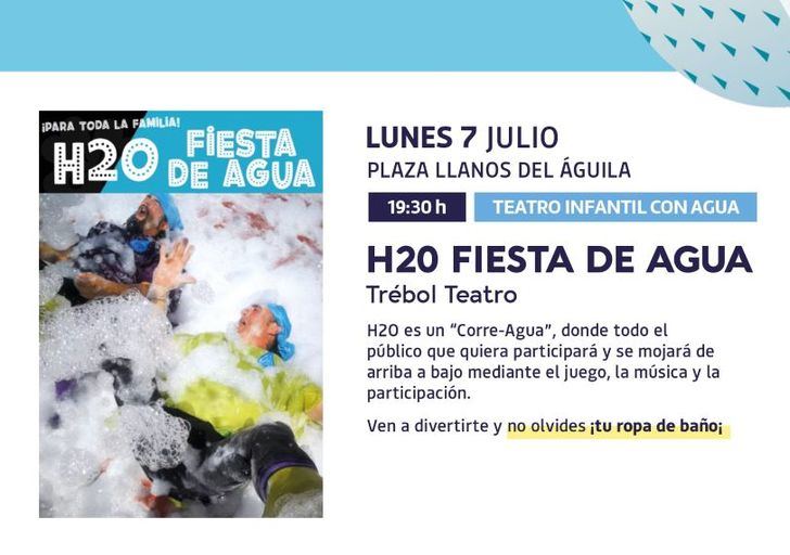 El Ayuntamiento lanza el Verano Cultural 2025 con la ‘H2O Fiesta de Agua’