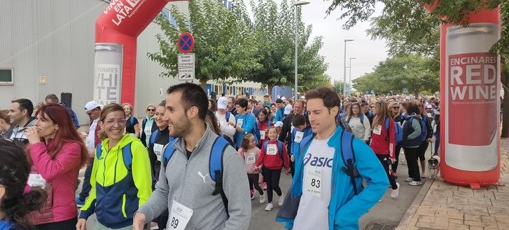 Villarrobledo reúne a más de 600 senderistas en la ruta de los ‘7000PasosX’ desde el Hospital General