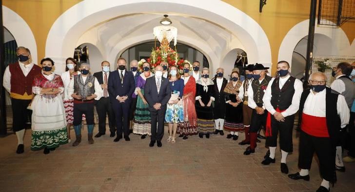 La Virgen de Los Llanos ya preside el Recinto Ferial de Albacete y da inicio a la 'no Feria' de este 2021