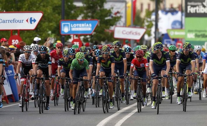 Imagen de archivo de la Vuelta a España.