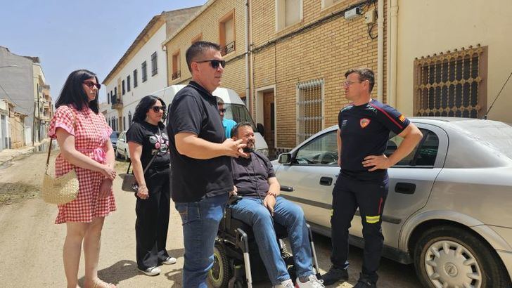 La Diputación de Albacete activa un operativo de emergencia tras devastadora tormenta de granizo en La Roda