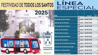 El Ayuntamiento de Albacete implementa un dispositivo especial para la festividad de Todos los Santos