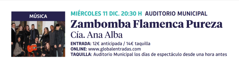 Albacete celebra la Navidad con la Zambomba Flamenca Pureza en el Auditorio Municipal
